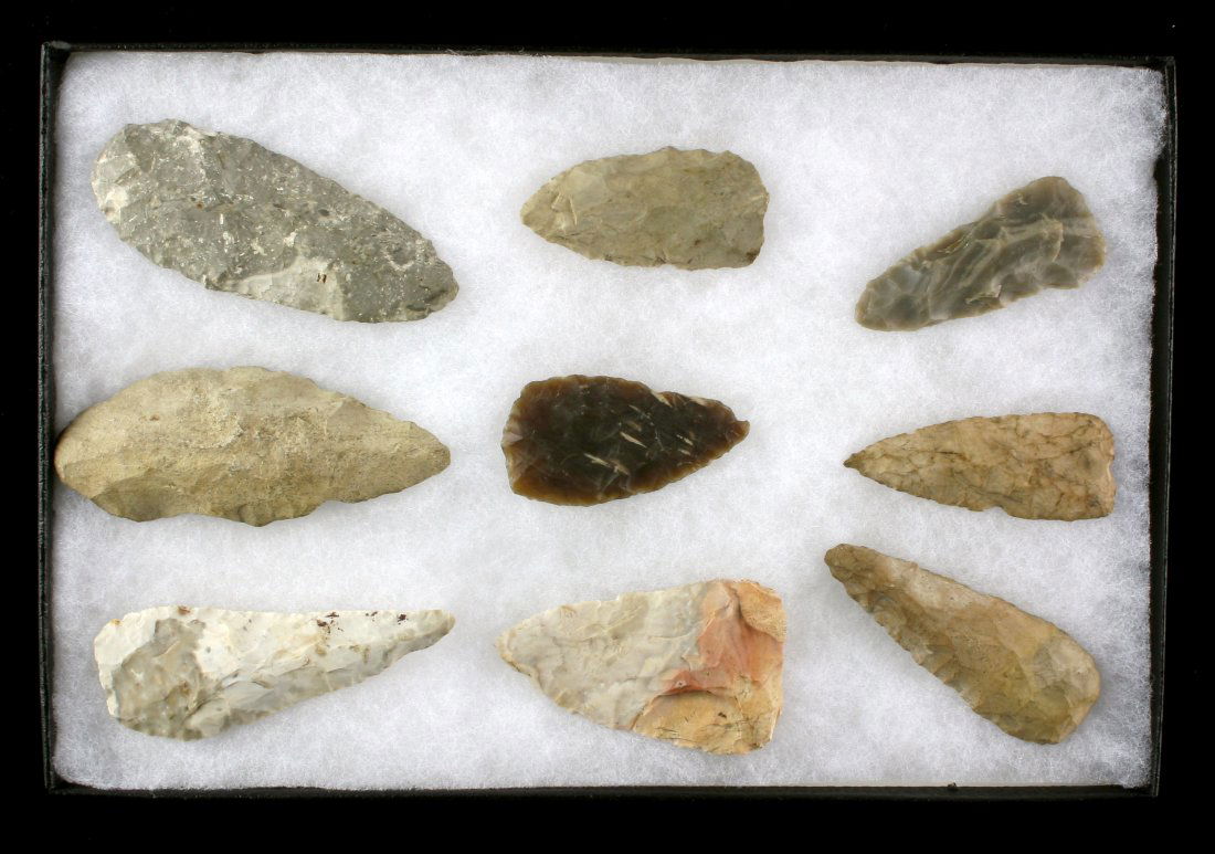 Display of 9 Indiana Blades (1 of 1)