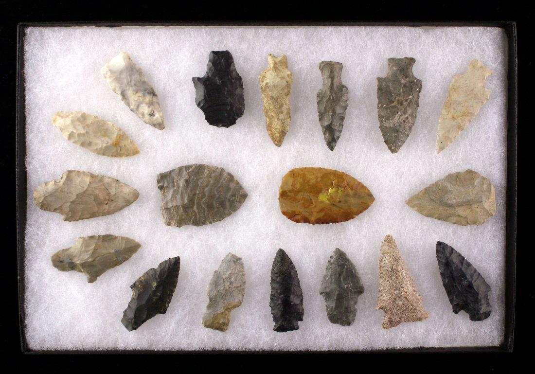 Display of 18 Nice Indiana Points (1 of 1)