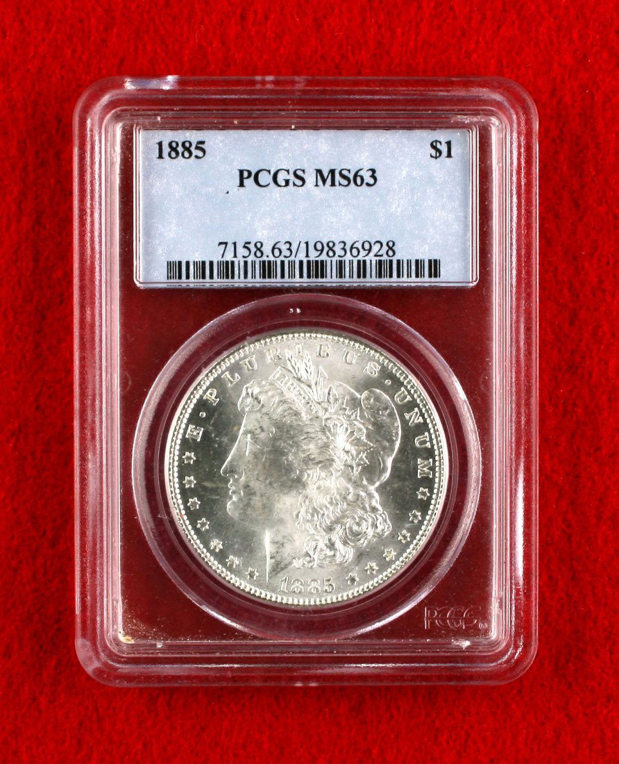 1885 Morgan $1 PCGS MS63 (1 of 2)
