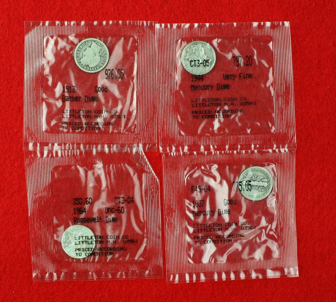 4 Nice Silver Dimes (1 of 1)