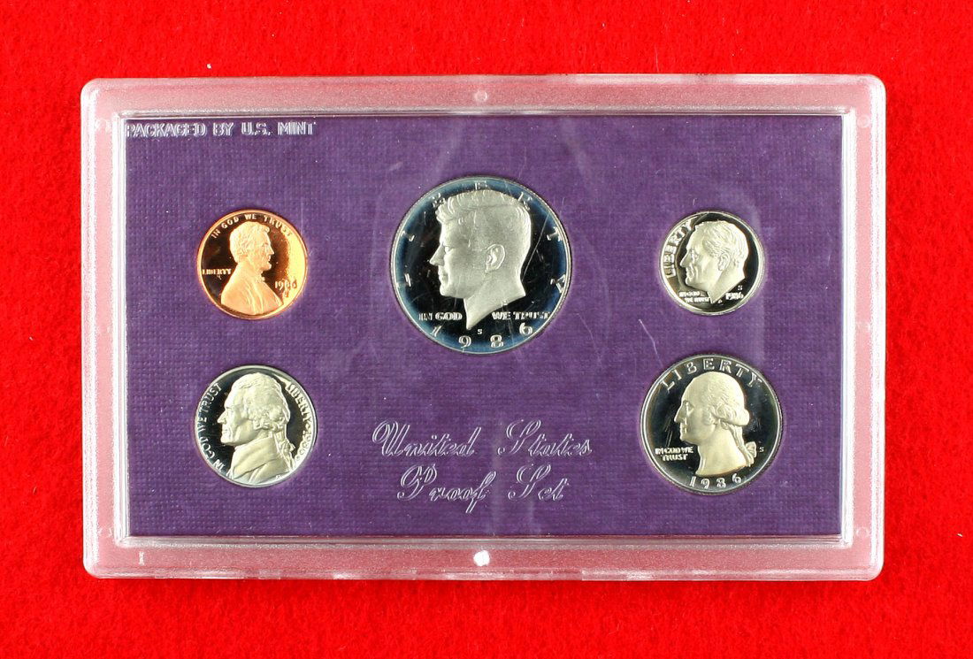 1986 Proof set American Coinage (1 of 5)