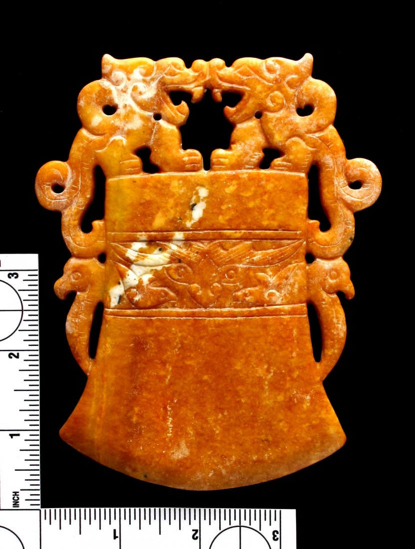 5 5/16" Chinese Battle Ax Effigy (1 of 2)