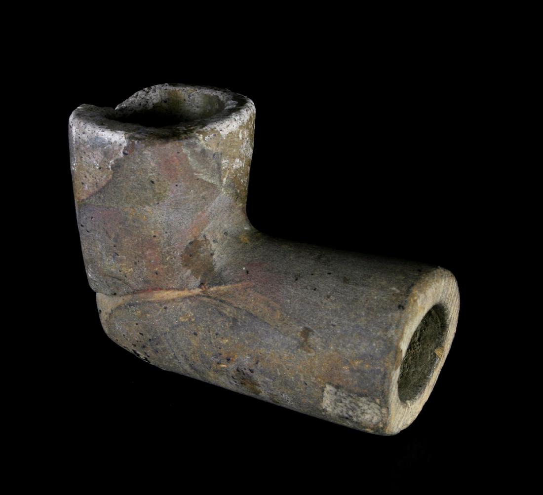 3 1/2" Sandstone Elbow Pipe *RESTORED (1 of 4)