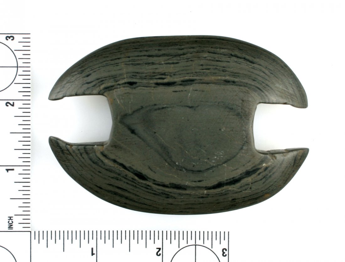 3 15/16" Notched Ovate Bannerstone (1 of 4)