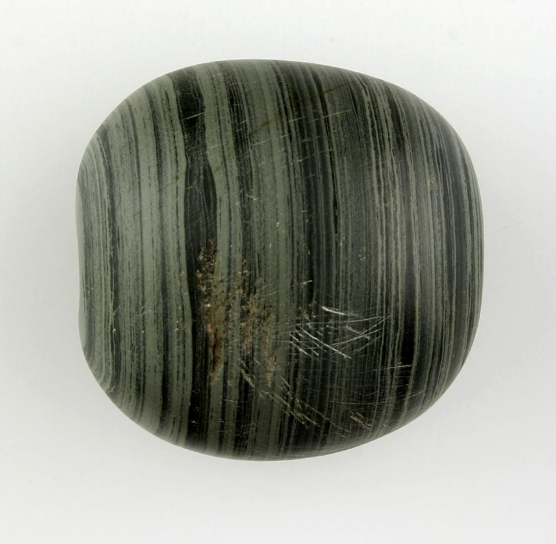 G-9 1 7/8" Fluted Ball Bannerstone - Jackson COA (1 of 4)