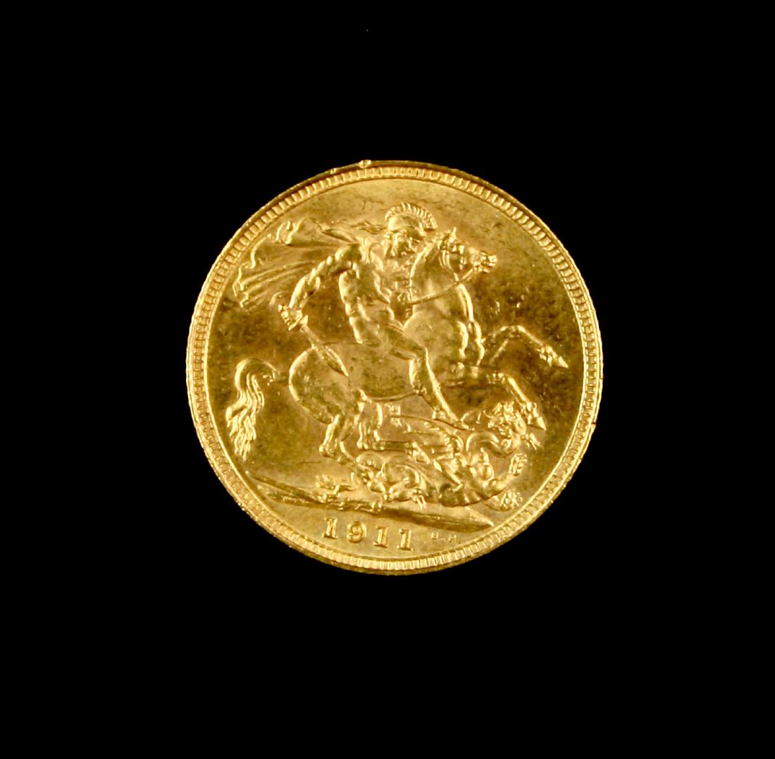 1911 Gold Full Sovereign: .916 Gold