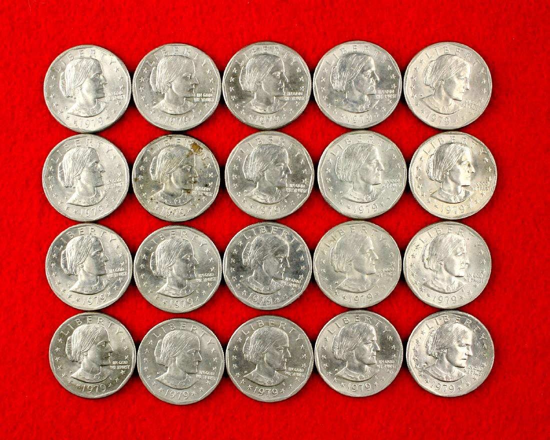 20 Nice Susan B Anthony Dollars (1 of 1)