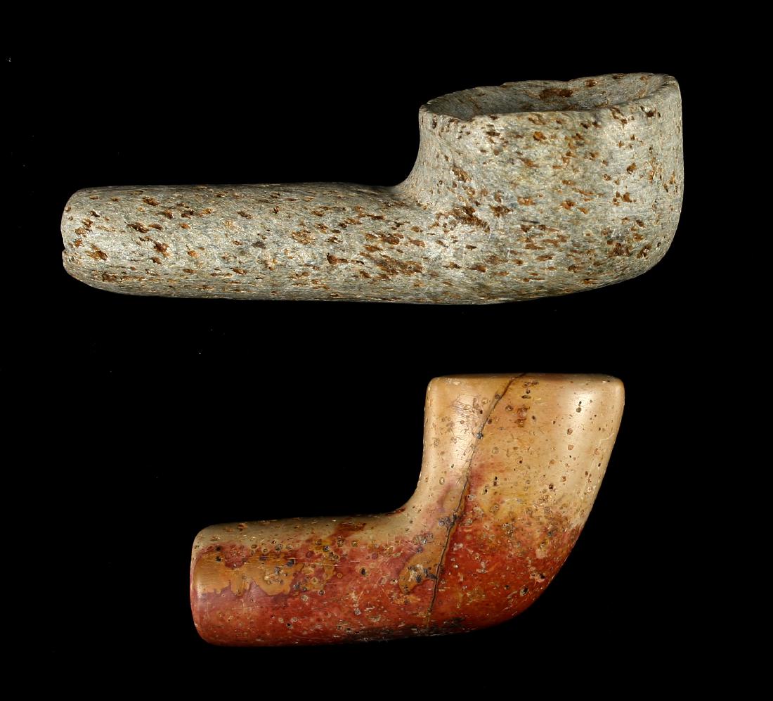Pair of Reproduction Stone Pipes (1 of 4)