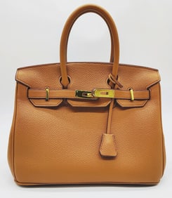 Hermes Birkin 30 Handbag (Gold Togo with Gold-tone hardware)