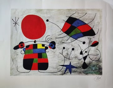 Smile of the Flamboyant Wings, Joan Miró, 1953