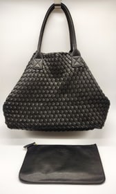 Bottega Veneta Cabas Black  Tote Bag