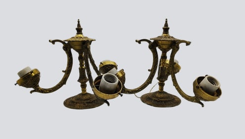 Pair of Spanish Chandeliers