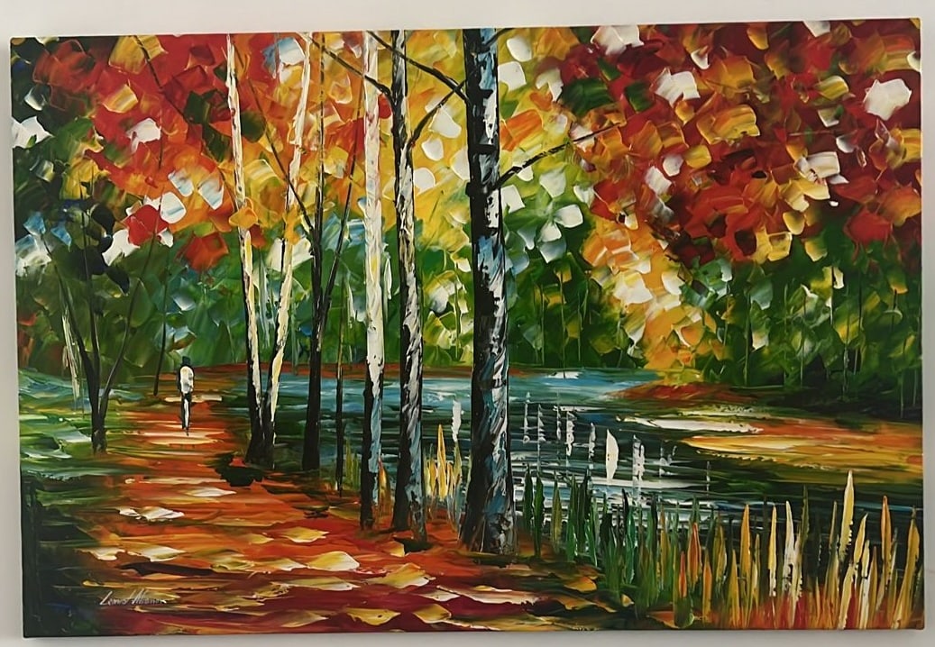 Leonid Afremov (1955-2019): ENDLESS SUMMER, Limited Edition Original oil painting, dimensions (width × height): 24 × 36 in (610 × 914 mm)