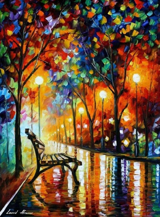 Original recreation, Leonid Afremov (1955-2019) (1 of 2)