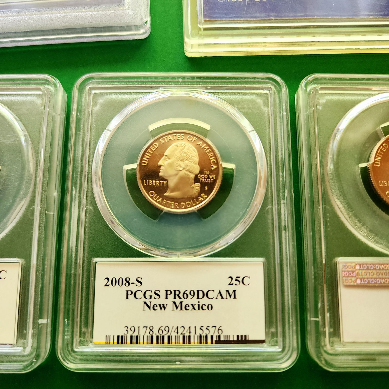 Coin Collection Some Solid Silver PCGS Grade - 10