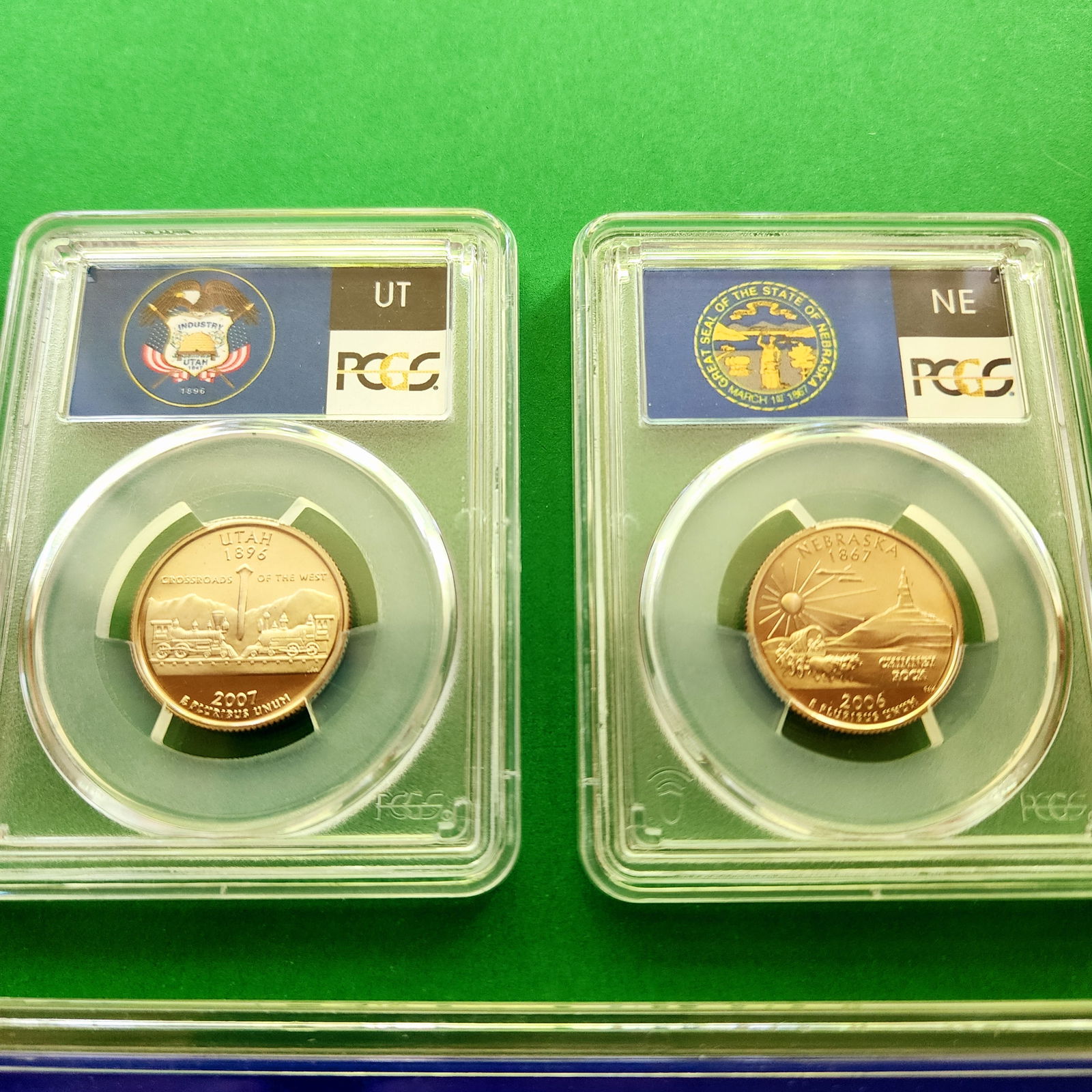 Coin Collection Some Solid Silver PCGS Grade - 6