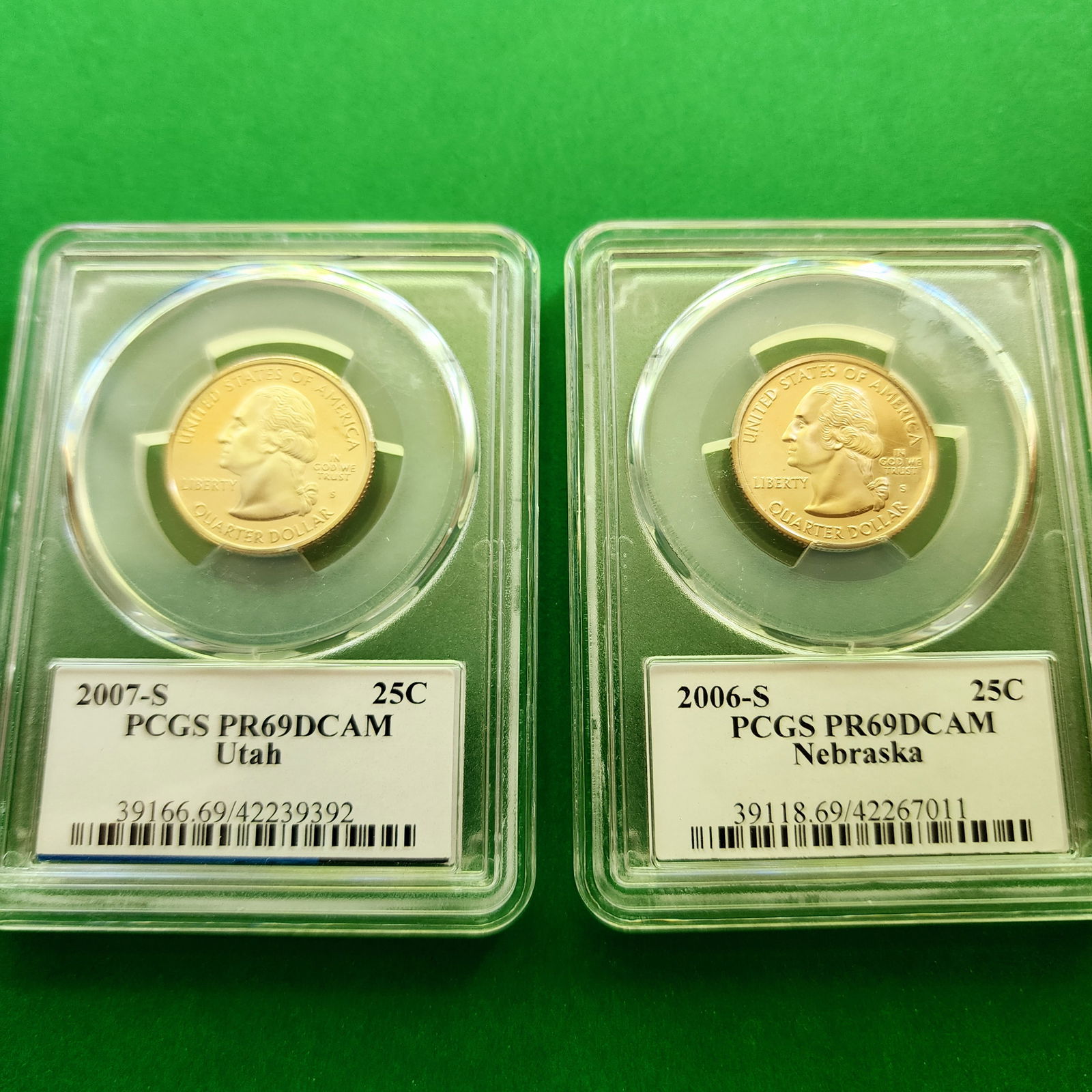 Coin Collection Some Solid Silver PCGS Grade - 7