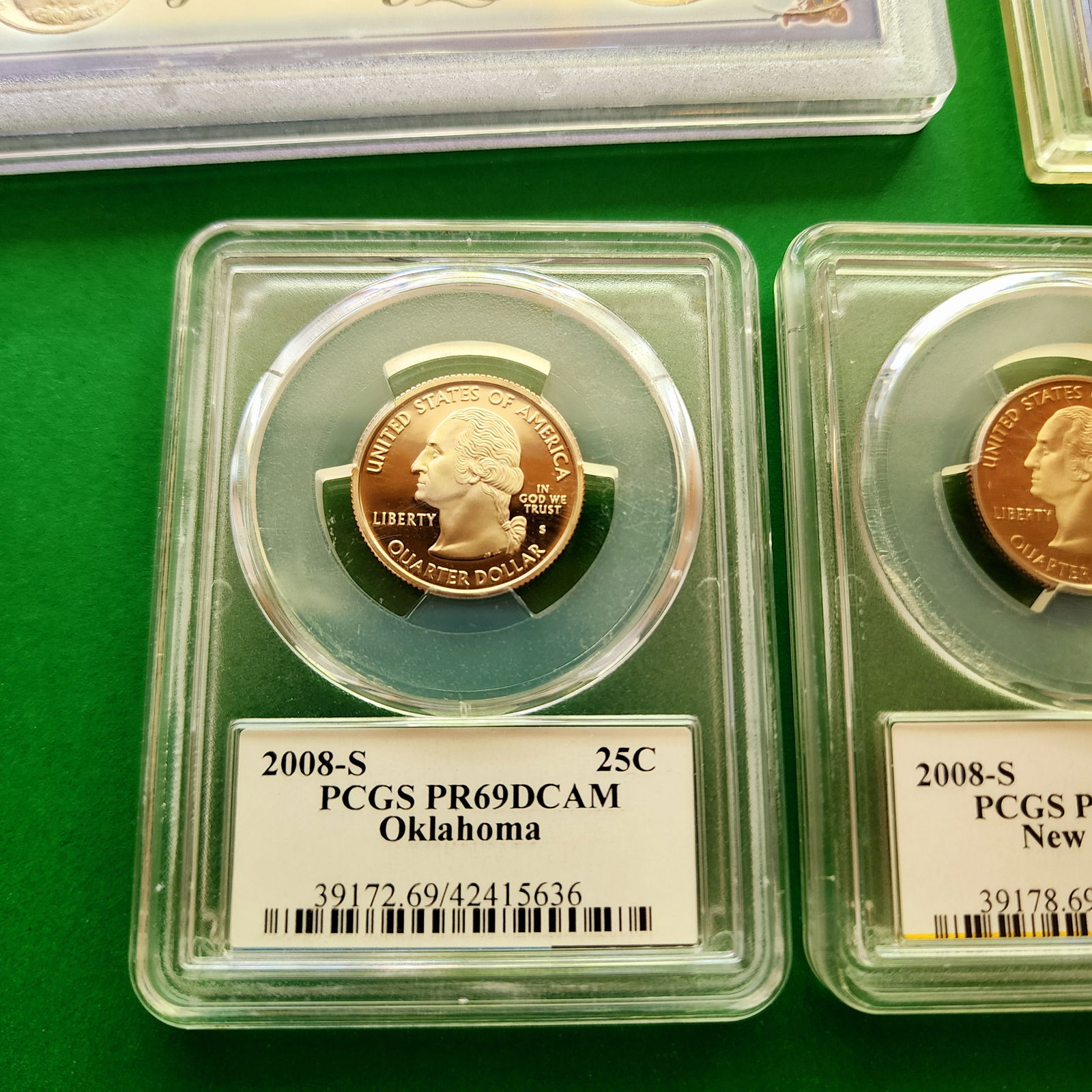 Coin Collection Some Solid Silver PCGS Grade - 9