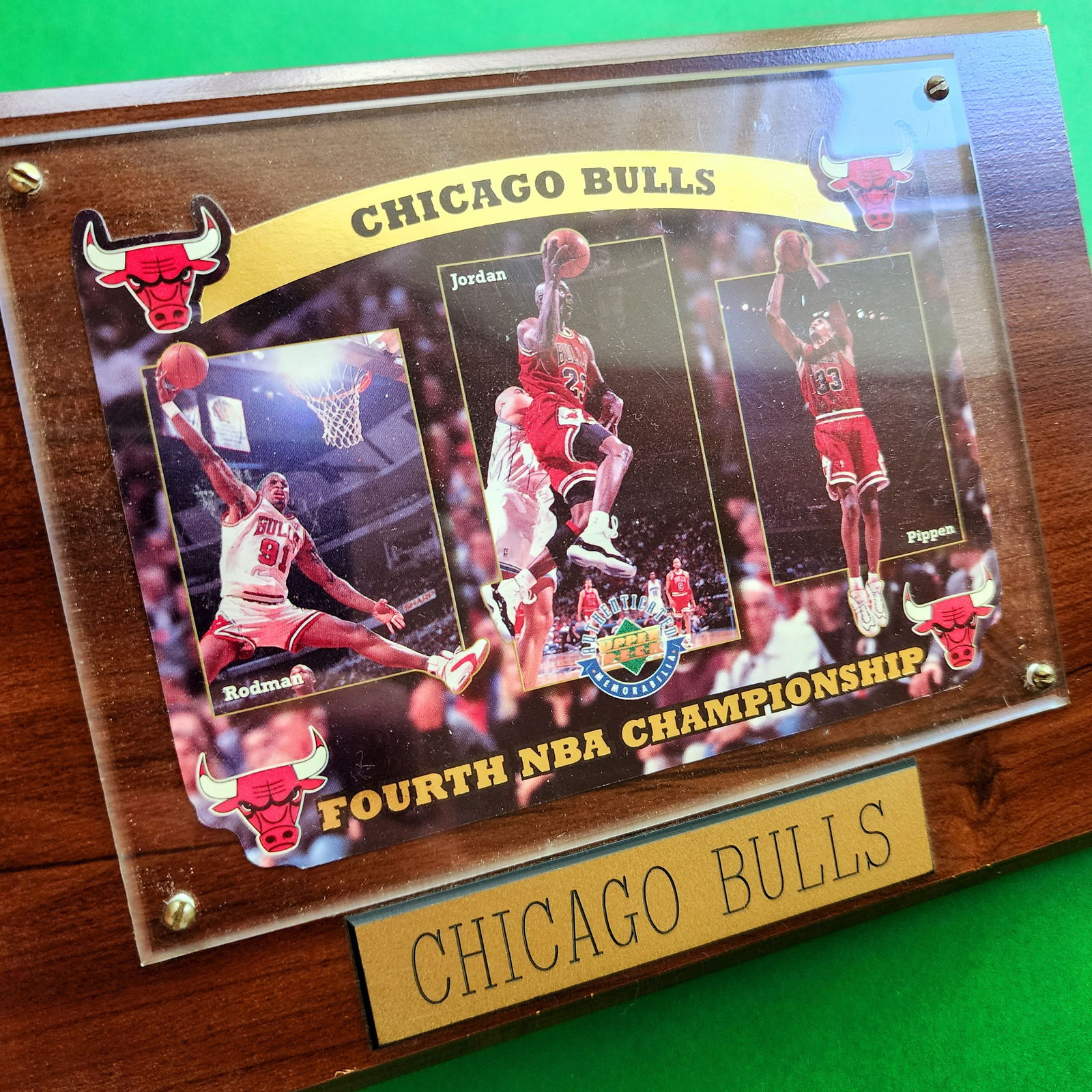 Michael Jordan Framed Upper Deck Champ Card - 2