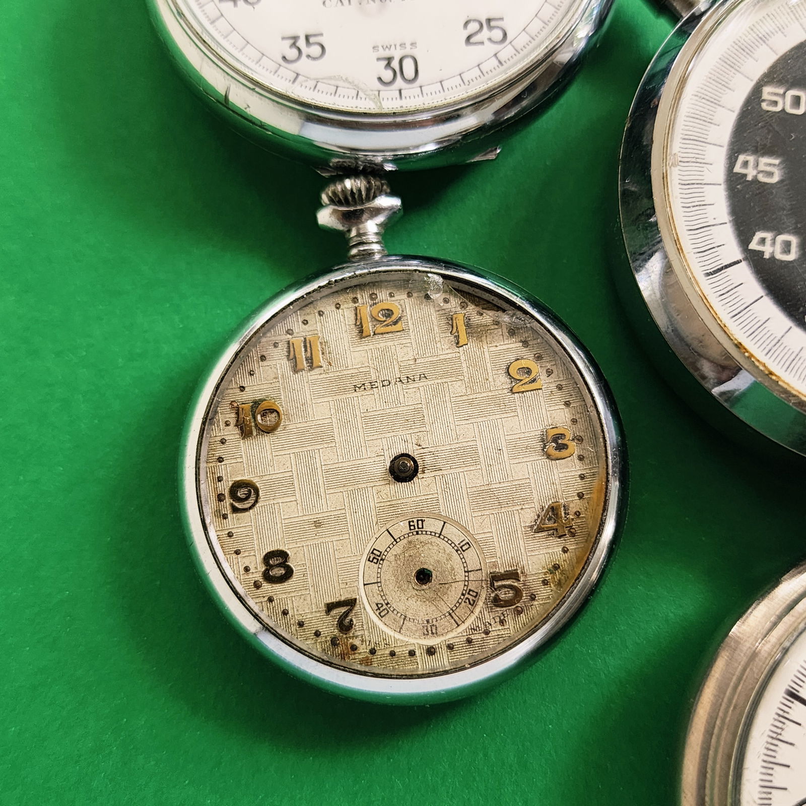 Stopwatch Pocket Watch Lot Timer - 4