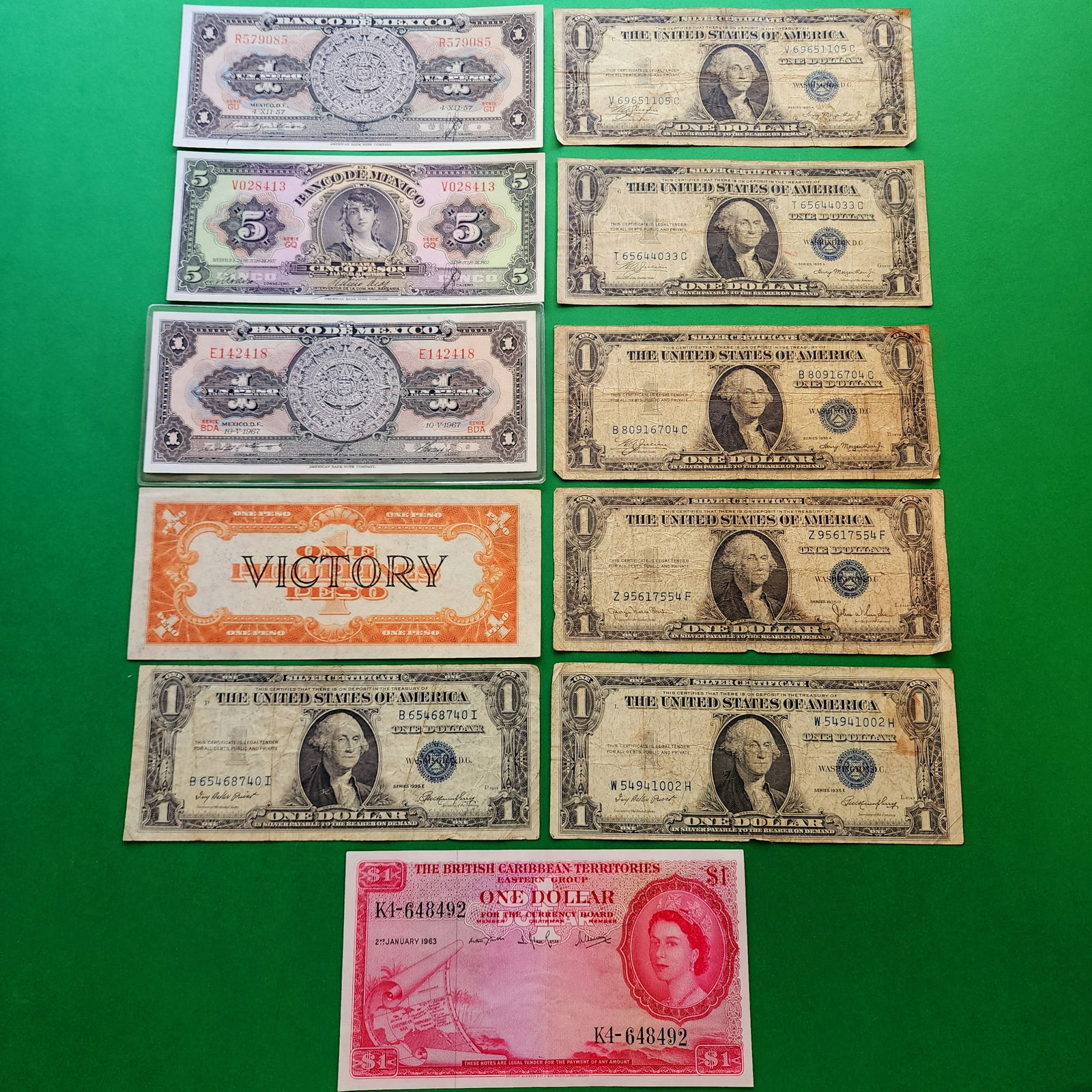 Note Collection Dollar Bills Victory Peso (1 of 11)