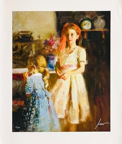 Pino Daeni Signed & Numbered Limited Edition Giclee BEST FRIENDS (Giuseppe Dangelico)