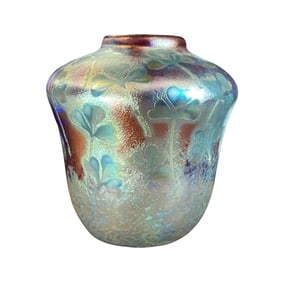 Antique Weller Sicard Iridescent Pottery Vase