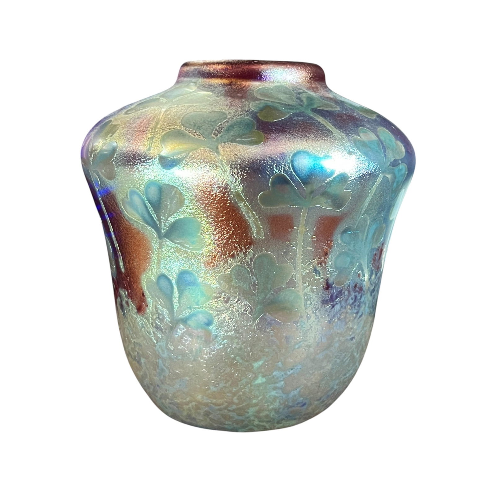 Antique Weller Sicard Iridescent Pottery Vase (1 of 1)