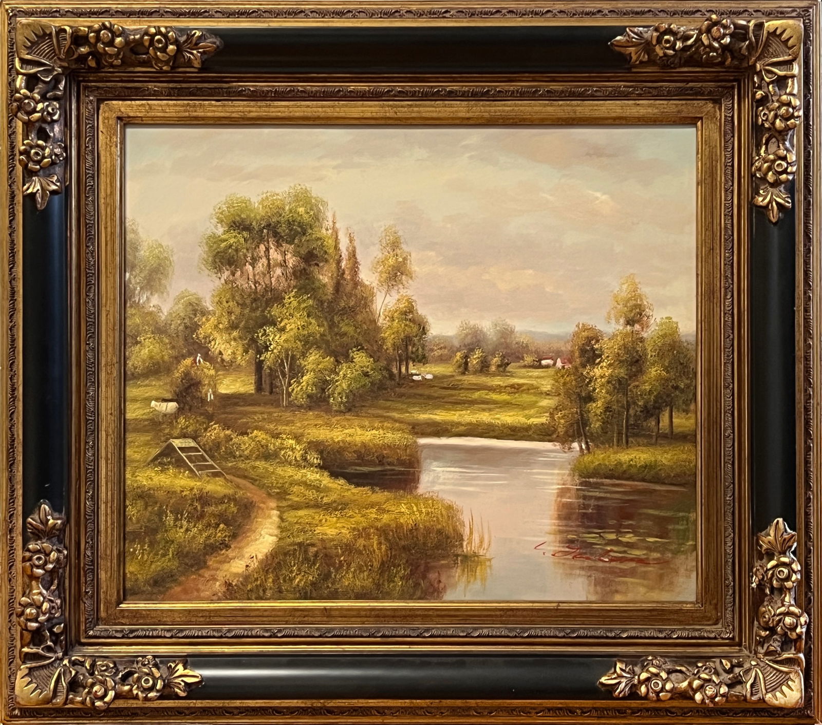 Classic Landscape Oil Painting by Charles Jackson (1 of 2)
