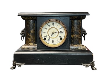 Antique Camilla Urso Mantel Clock by the E. N. Welch
