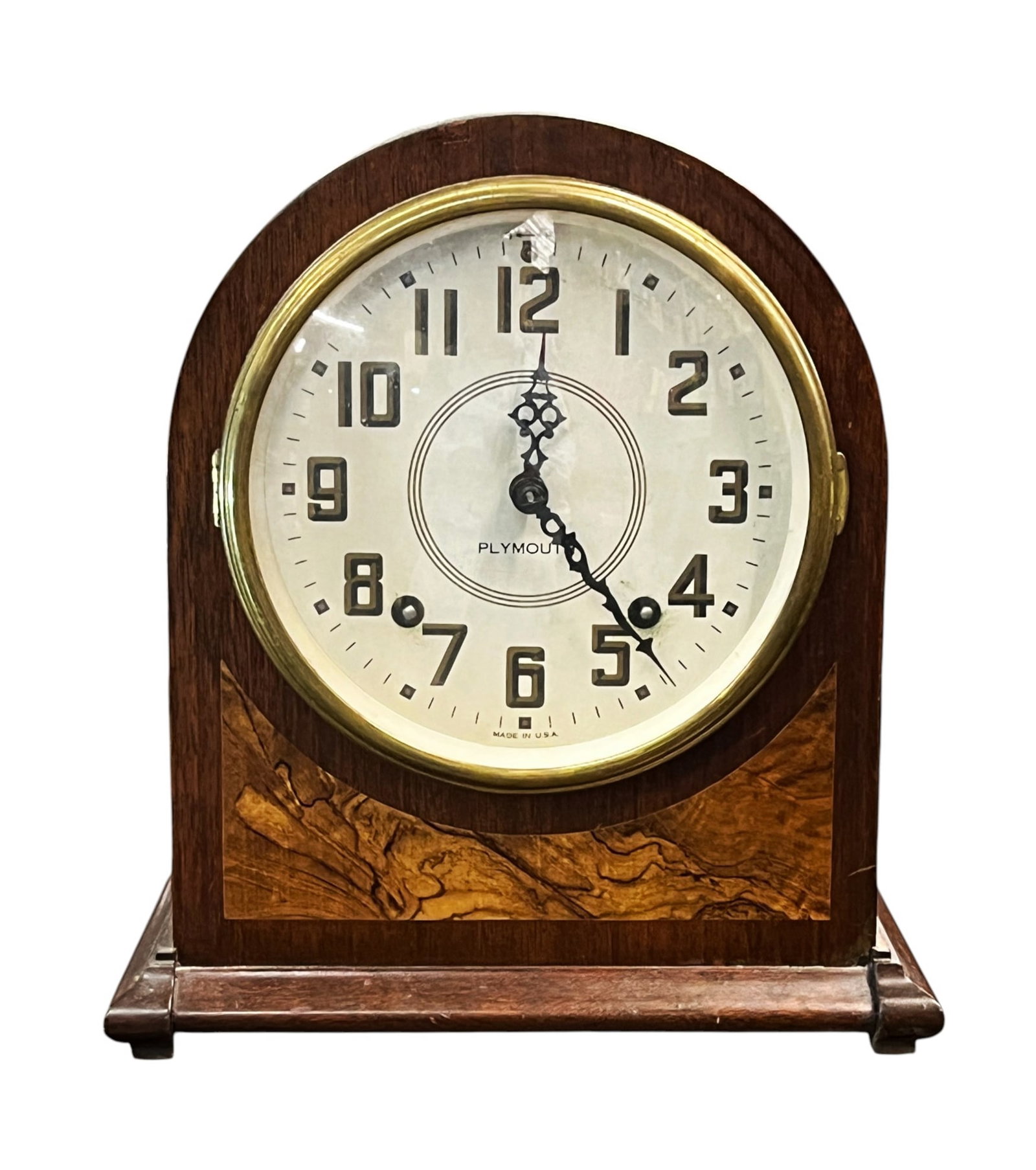 Antique Seth Thomas Plymouth Round Top Mantel Clock (1 of 1)