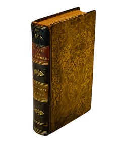 THE CONVERSATION by Jacques Delille - Antique Leather Book, OEUVRES DE JACQUES DELILLE (1812), Incl.