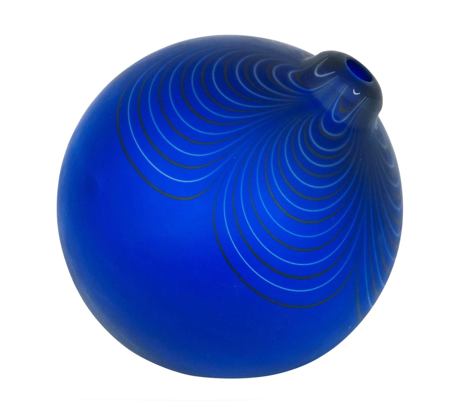 Alberto Dona Signed Italian Murano Glass Sphere: 2003 Alberto Dona (b. 1944) Hand Blown Glass Sculpture / Vase. Signed on bottom "Alberto Dona" Venesia, Italy 2003. Excellent condition. Approx. Dimensions: Height: 9.85 in (25.02 cm)Diameter: 9.85 in