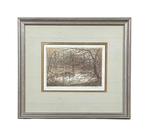 Limited Edition Landscape Etching by Tennessee Artist Paul Lancaster