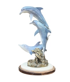 Large Bronze Sculpture by Melvin Gann OUT OF THE BLUE