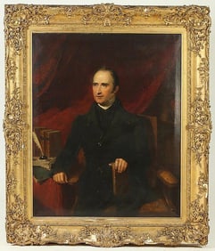 Large Early 19th c. (English School) Portrait of Sir Charles Digby attributed to Sir Thomas Lawrence