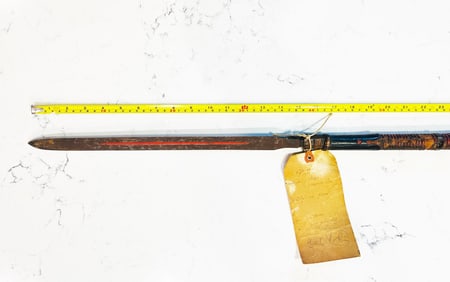 14th c. Shohei Japanese Sankaku Yari Spear Polearm Weapon
