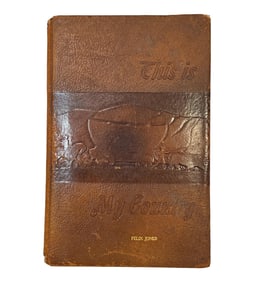 Rare WWII Era Map / Atlas Book THIS IS MY COUNTRY By Felix Jones