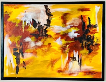 Abstract Oil Painting by George Montero