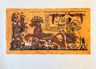 Large Signed Limited Edition Serigraph MOMENT OF VICTORY