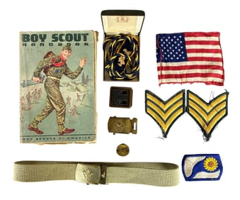 Group of 10 Boy Scouts of America Collectibles