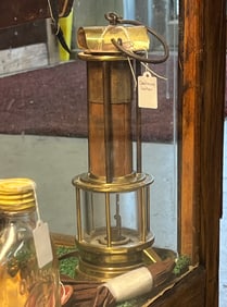 Antique Hughes Bros. Clanny Style Miner Safety Lamp