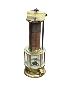 Antique Hughes Bros. Clanny Style Miner Safety Lamp