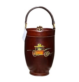 Vintage Leather "Papeete" Ice Bucket (Replica Fire Bucket)