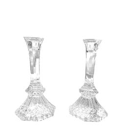 Vintage Lead Crystal Candle Holders – Set of Two