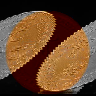 An Exquisite Gold Coin: An Exquisite Gold Coin, Qing Dynasty, China, Size:3.9cm