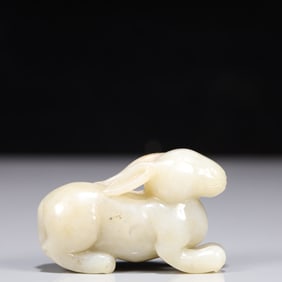 An Exquisite Sapphire Rabbit Ornament