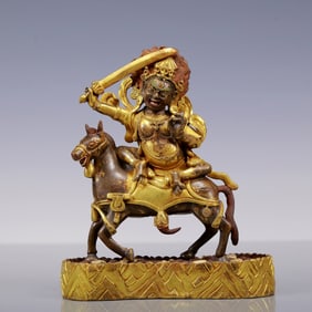 An Exquisite Gilt Bronze Figure of Shri Devi