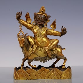 An Exquisite Gilt Bronze Figure of Shri Devi