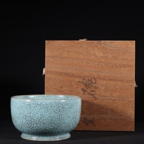 An Exquisite Ru yao Sky Blue Glazed Bowl